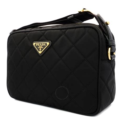 prada bandoliera tessuto|Prada patterned quilted bag.